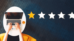 Computer With 1 out of 5 Stars Review and Shoppers Confidential Logo