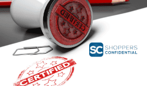 Certifications for Mystery Shoppers and the Shoppers Confidential Logo